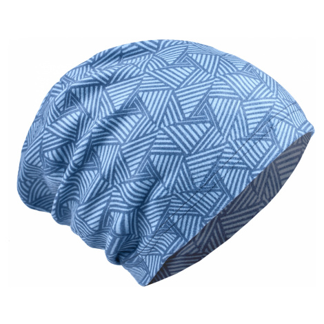 Chlapecká fleecová čepice, spadená- Unuo SHARP, modrá Barva: Modrá