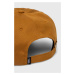 Bavlněná baseballová čepice Vans hnědá barva, s aplikací