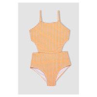 DEFACTO Girl's Checkered Swimsuit