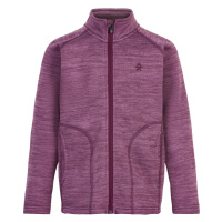 COLOR KIDS-GIRLS Fleece jacket, melange,opera mauve Fialová