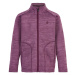 COLOR KIDS-GIRLS Fleece jacket, melange,opera mauve Fialová