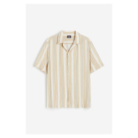 H & M - Vzorovaná košile resort - béžová