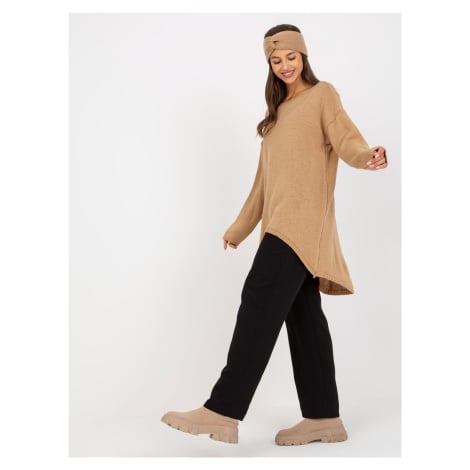 Sweater-TW-SW-BI-1222.13X-camel Och Bella