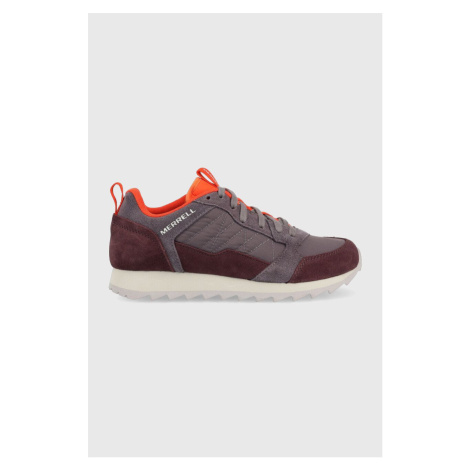 Sneakers boty Merrell fialová barva