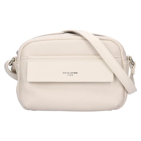 Dámská crossbody kabelka David Jones Lourdes - krémová