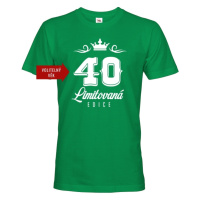 Pánské tričko k 40. narozeninám Limitovaná edice - dárek na 40. narozeniny
