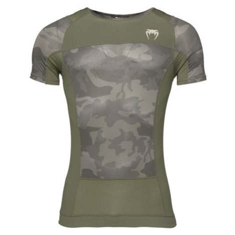 Venum G-FIT AIR RASHGUARD Pánské sportovní triko, khaki, velikost