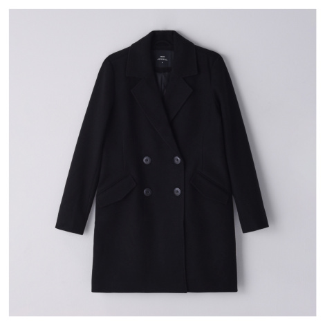 Cropp - Dvouřadý kabát - Černý