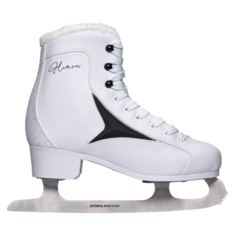 Arcore GLAMOUR Dámské lední brusle, bílá, velikost