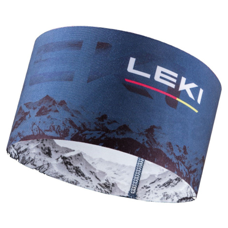 Čelenka Leki XC Headband dark denim/white/poppy red
