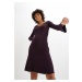 Bonprix BODYFLIRT úpletové šaty Barva: Fialová, Mezinárodní