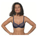 Tmavě modrá dámská krajková podprsenka s kosticemi Playtex Essential Elegance Underwire Bra