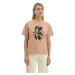 Tričko la martina woman t-shirt s/s peached cott hnědá