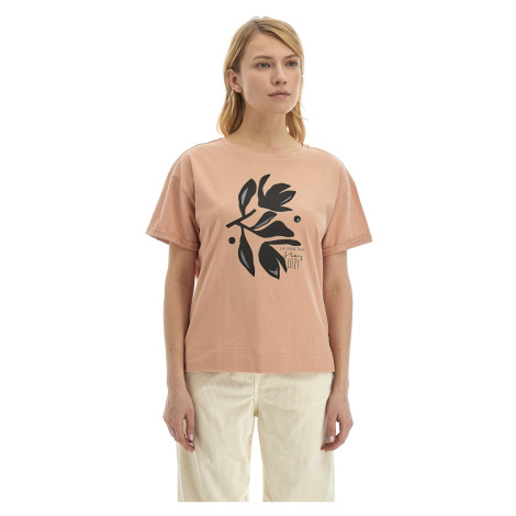 Tričko la martina woman t-shirt s/s peached cott hnědá