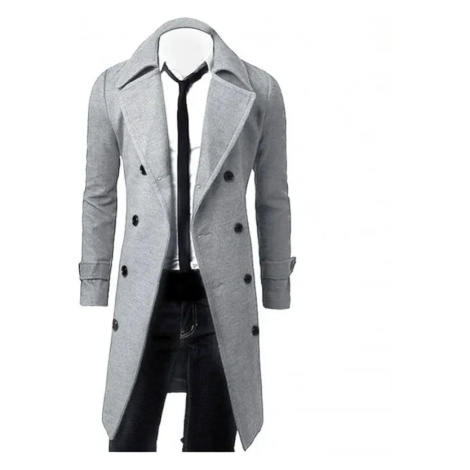 Pánský vlněný kabát dvouřadý