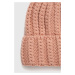 Čepice z vlněné směsi Answear Lab růžová barva, z husté pleteniny