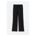 H & M - Rovné kalhoty jogger - černá