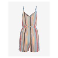 Modro-béžový dámský pruhovaný overal O'Neill LW PLAYSUIT – MIX ANDMATCH