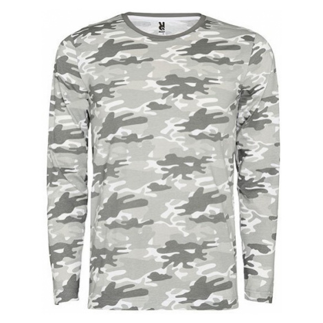 Vojenské tričko RY Dlouhý rukáv - Military pánské Grey