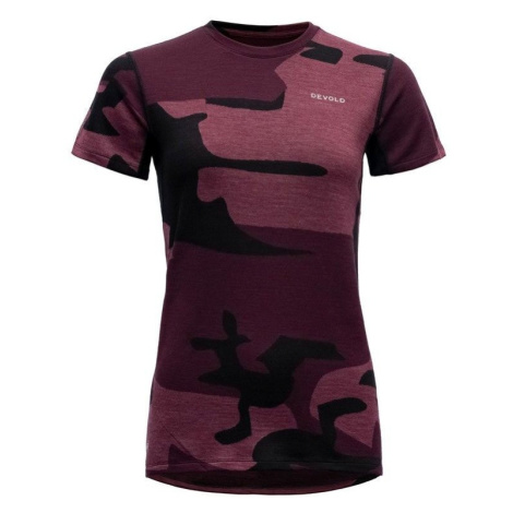 Dámské cyklo triko Devold Klovstien merino Tee WMN beetroot