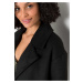 Bonprix BODYFLIRT oversize kabát Barva: Černá, Mezinárodní