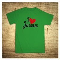 Tričko s motívom I love Jesus
