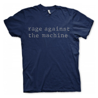 Rage Against The Machine tričko, Original Logo Navy, pánské