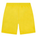 Dětské plavkové šortky Karl Lagerfeld žlutá barva, s potiskem