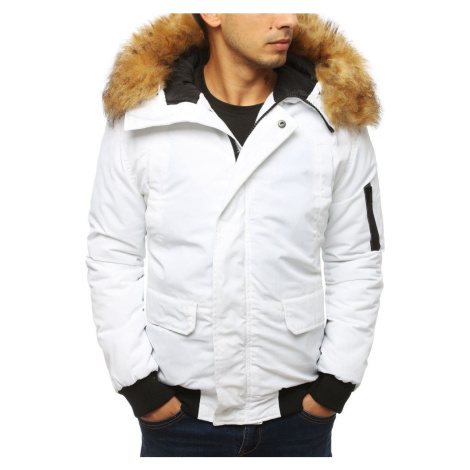 Pánská zimní bunda - bílá BASIC