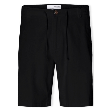 Selected Noos Comfort-Brody -Shorts - Black Černá