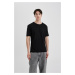 DEFACTO Regular Fit Crew Neck Short Sleeve Basic T-Shirt