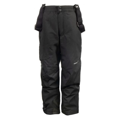 ALPINE PRO FRIDO Dětské lyžařské kalhoty, černá, velikost