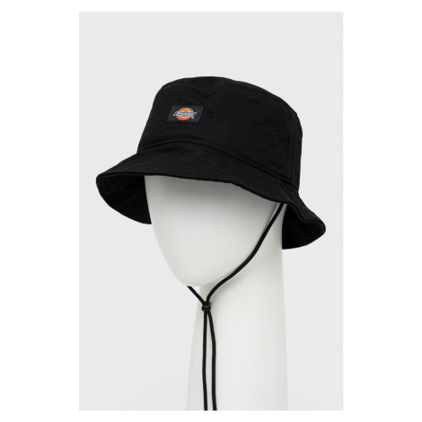 Bavlněný klobouk Dickies černá barva, bavlněný, DK0A4XXSBLK-BLACK