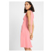 Bonprix BODYFLIRT žerzejové šaty s řasením Barva: Růžová, Mezinárodní
