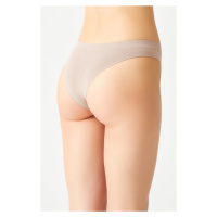 LOS OJOS Beige Seamless Brazilian Pattern Panties