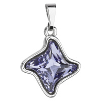 Evolution Group Přívěsek bižuterie se Swarovski krystaly modrá hvězdička 54034.3 tanzanite