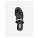 Černé dámské kožené žabky Karl Lagerfeld Skoot II Toe Loop Strap