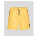 Plavky karl lagerfeld tonal aop med boardshorts žlutá