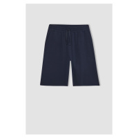 DEFACTO Regular Fit Pocket Pique Shorts Pajama Bottoms