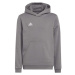 adidas ENTRADA 22 SWEAT HOODIE Juniorská fotbalová mikina, šedá, velikost