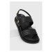 Sandály U.S. Polo Assn. KARY dámské, černá barva, KARY001W 4Y1