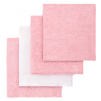 T-TOMI BIO Bamboo Baby Washcloths mycí žínka Pink 25 x 25 cm 4 ks