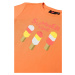 Dětské bavlněné tričko Lego oranžová barva