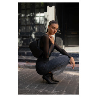 Madamra Black Women's Baguette Bag