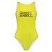 O'Neill PW NOOS LOGO BATHINGSUIT Dámské jednodílné plavky, žlutá, velikost