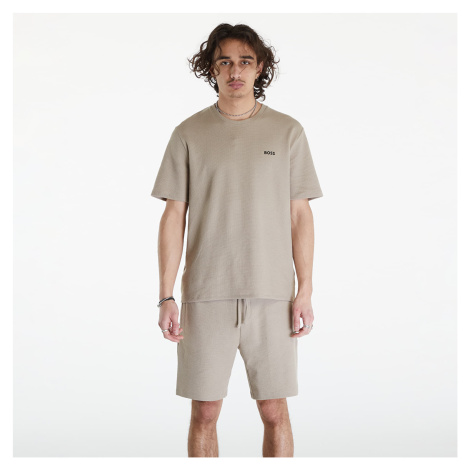 Hugo Boss Waffle T-Shirt Brown