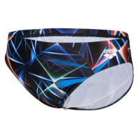 Pánské plavky arena men swim brief allover black/multi s - uk32