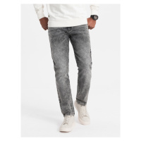 Men's jeans STRAIGHT LEG - szare V4 OM-PADP-0133