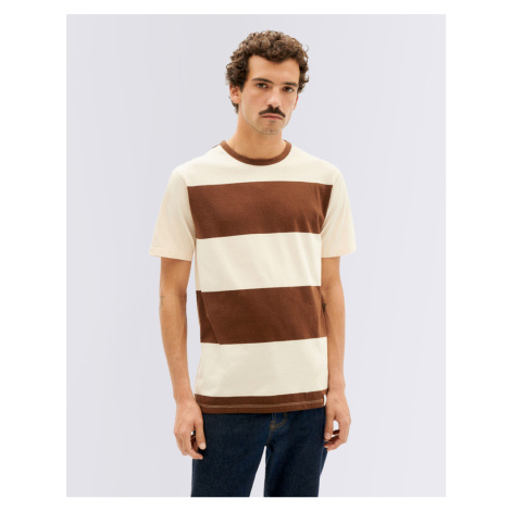 Thinking MU Chocolate Stripes T-Shirt CHOCOLATE