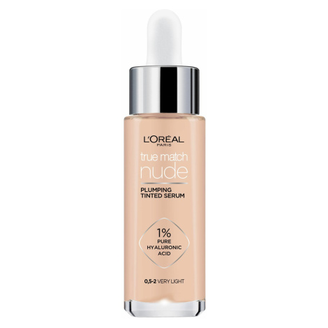 L´Oréal Paris Tónující sérum True Match Nude (Plumping Tinted Serum) 30 ml 3-4 Light Medium L’Oréal Paris